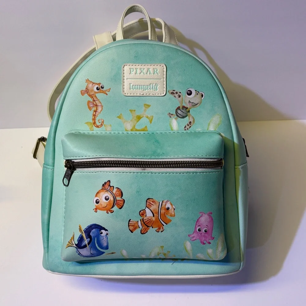 Pixar Loungefly Finding Nemo Design Backpack